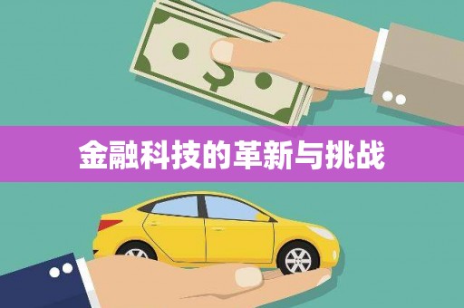独山金融科技的革新与挑战