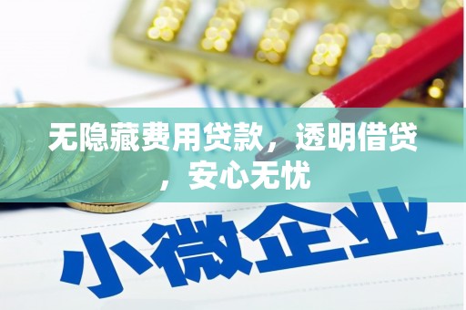 独山无隐藏费用贷款，透明借贷，安心无忧