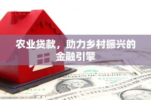 独山农业贷款，助力乡村振兴的金融引擎