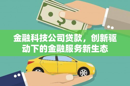 独山金融科技公司贷款，创新驱动下的金融服务新生态