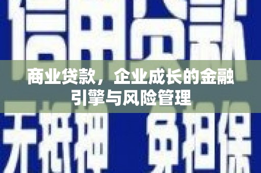 独山商业贷款，企业成长的金融引擎与风险管理