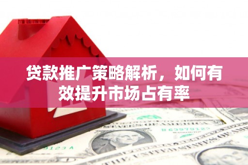 独山贷款推广策略解析，如何有效提升市场占有率