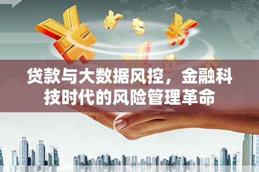 独山贷款与大数据风控，金融科技时代的风险管理革命