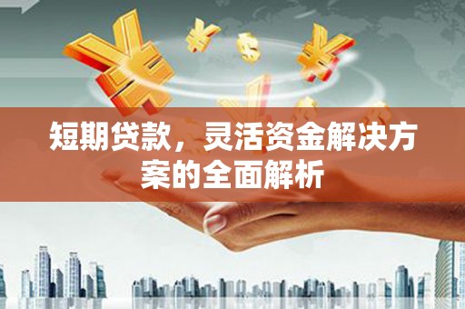 独山短期贷款，灵活资金解决方案的全面解析