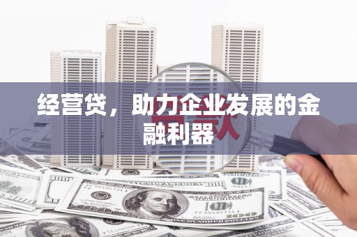 独山经营贷，助力企业发展的金融利器