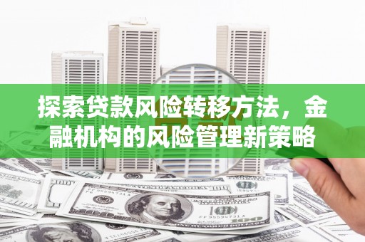 独山探索贷款风险转移方法，金融机构的风险管理新策略