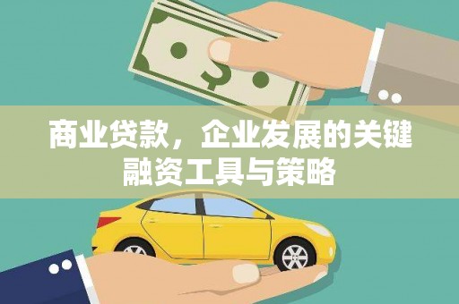独山商业贷款，企业发展的关键融资工具与策略