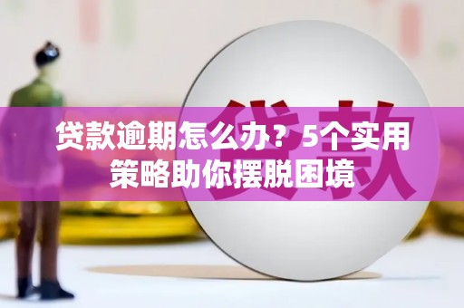 独山贷款逾期怎么办？5个实用策略助你摆脱困境