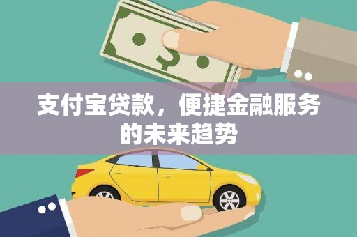 独山支付宝贷款，便捷金融服务的未来趋势