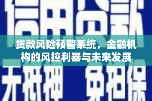 独山贷款风险预警系统，金融机构的风控利器与未来发展