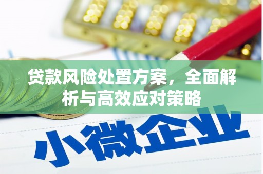 独山贷款风险处置方案，全面解析与高效应对策略