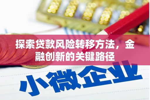 独山探索贷款风险转移方法，金融创新的关键路径