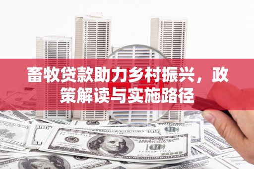 独山畜牧贷款助力乡村振兴，政策解读与实施路径