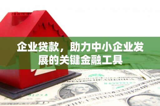 独山企业贷款，助力中小企业发展的关键金融工具