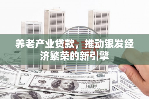 独山养老产业贷款，推动银发经济繁荣的新引擎