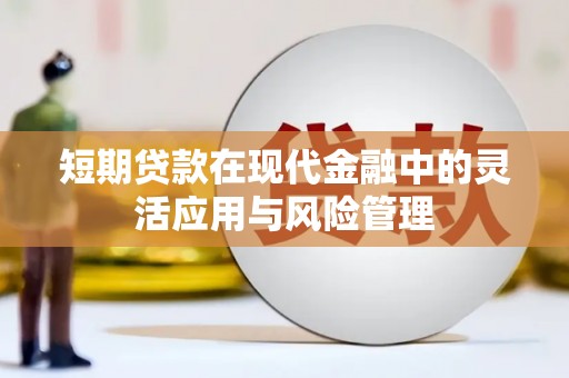 独山短期贷款在现代金融中的灵活应用与风险管理