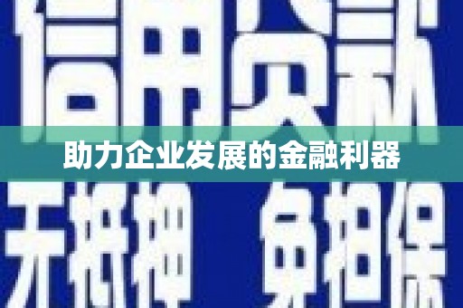 独山助力企业发展的金融利器