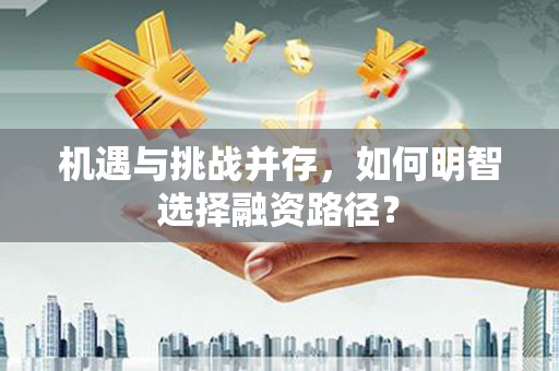 独山机遇与挑战并存，如何明智选择融资路径？