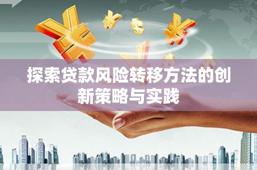 独山探索贷款风险转移方法的创新策略与实践